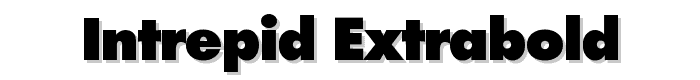 Intrepid ExtraBold font